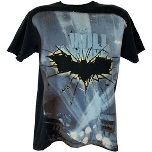 Batman The Dark Knight Rises T Shirt DC Comics Superhero Movie Black M Medium